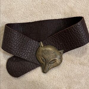 Moss Mills Dark Brown Textured Belt